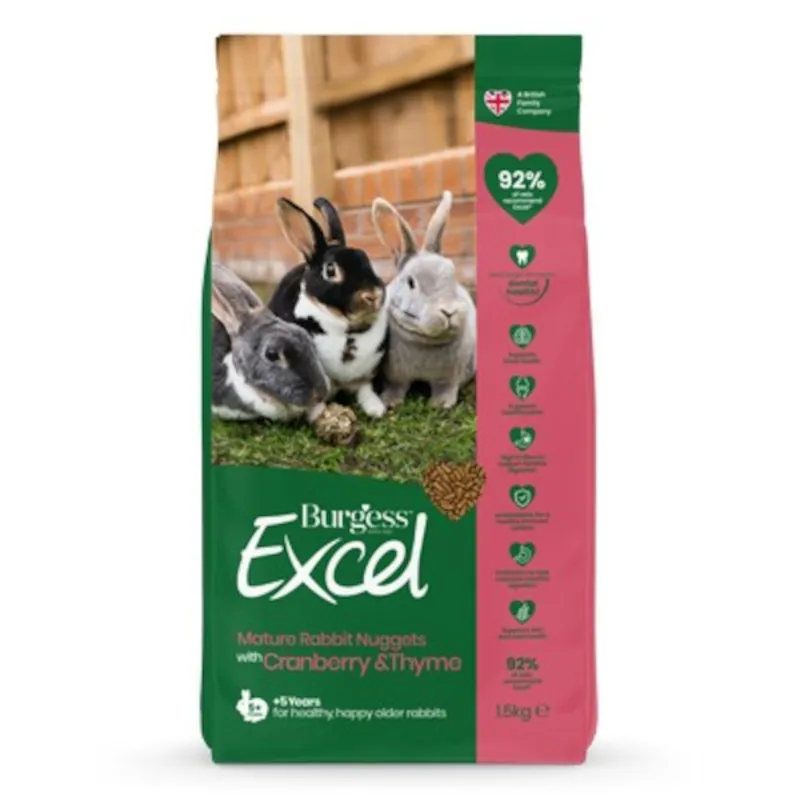Burgess Excel Rabbit Mature 1.5kg